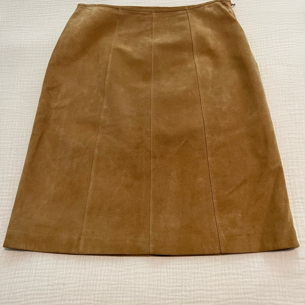 Ann Taylor Tan Pencil Skirt